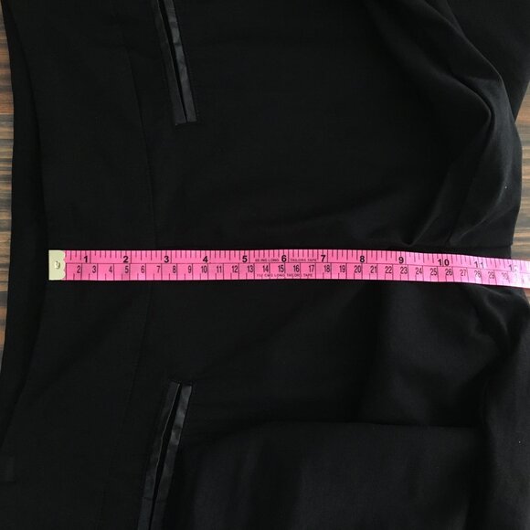 [Denver Hayes] Black False Pocket Dress Capris | 12 | Great - Picture 4 of 14